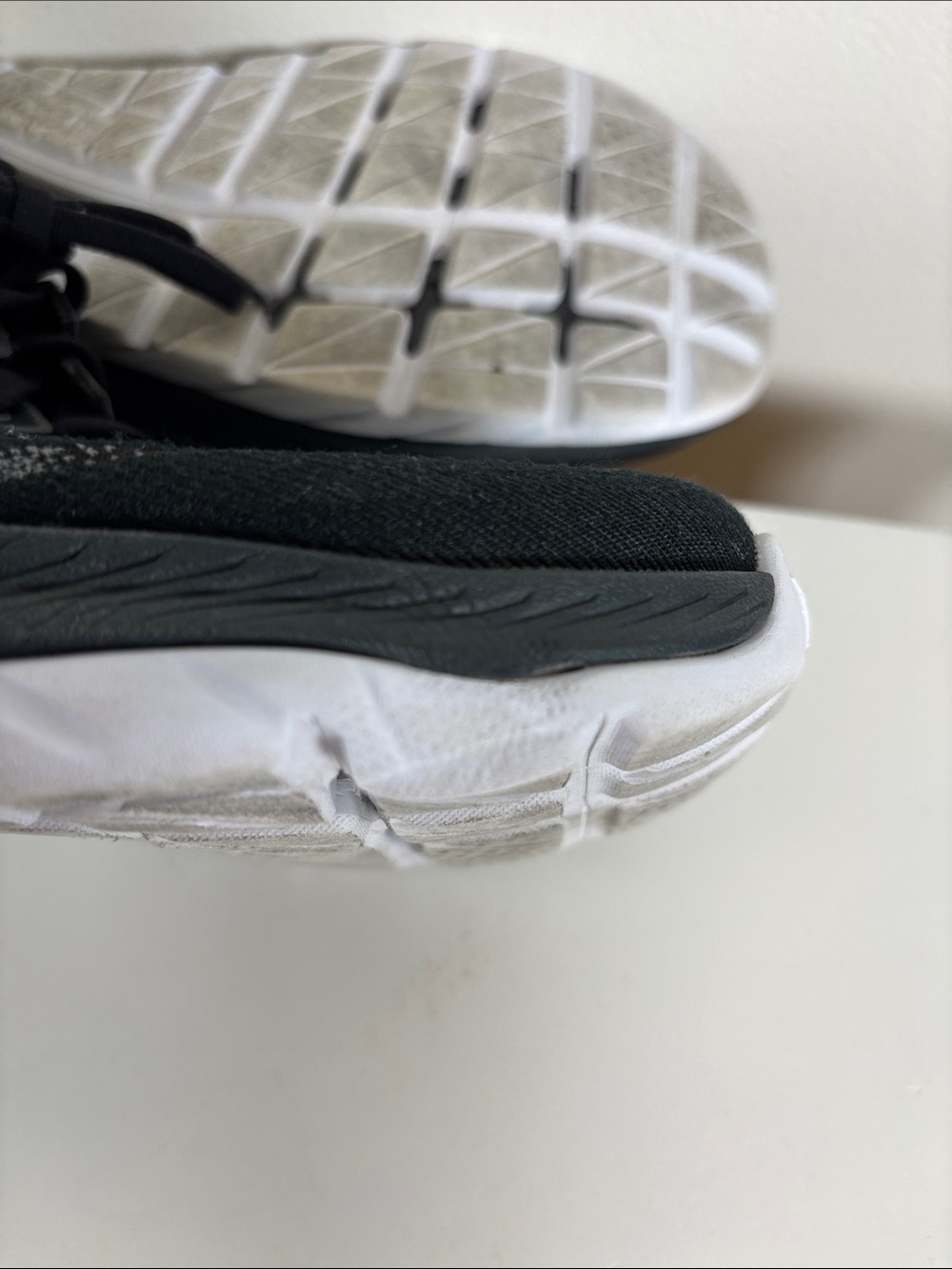 HOKA Mach 5 ProFly+ Running Shoes – Black/White – Women's 9 Wide (D) - Picture 12 of 15